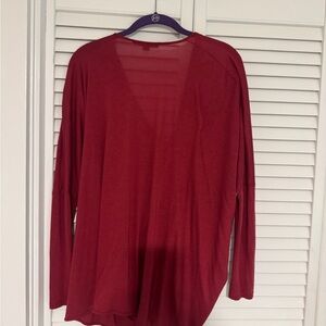 All Saints Women's Red Long Sleeve Top XS